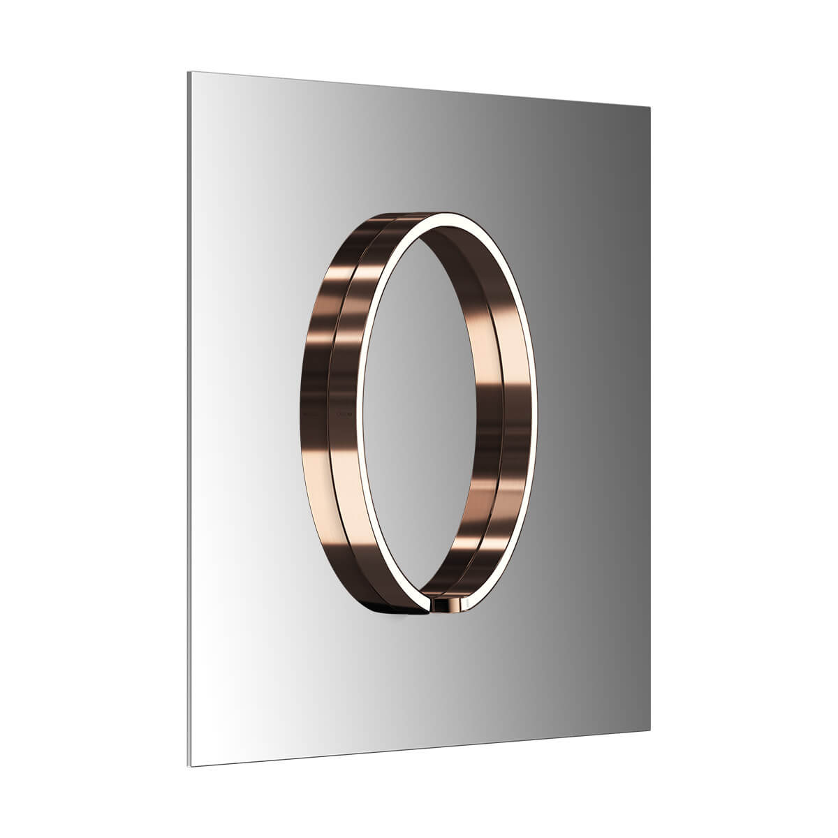 Occhio Mito sfera su 40 wide Spiegelleuchte, Roségold (Spiegel nicht inbegriffen)