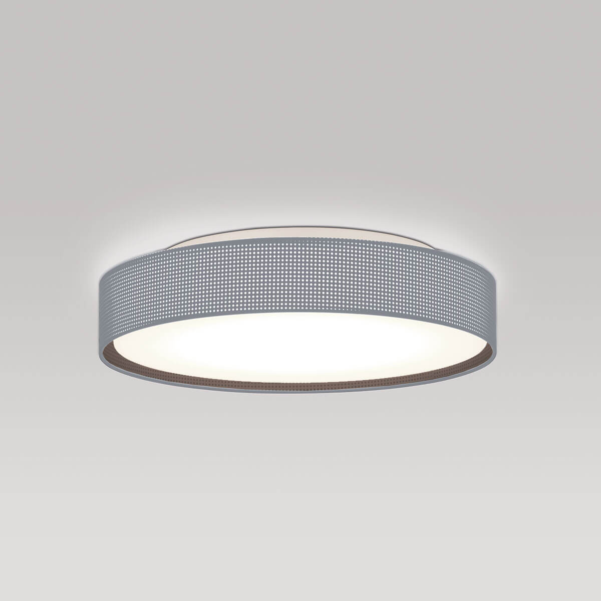 Peill+Putzler Varius X Deckenleuchte, Ø: 33 cm, außen: Silber / innen: schwarz
