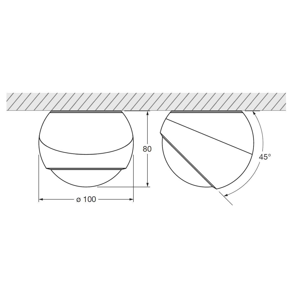 Occhio io giro Volt C LED Deckenstrahler, 2700 K