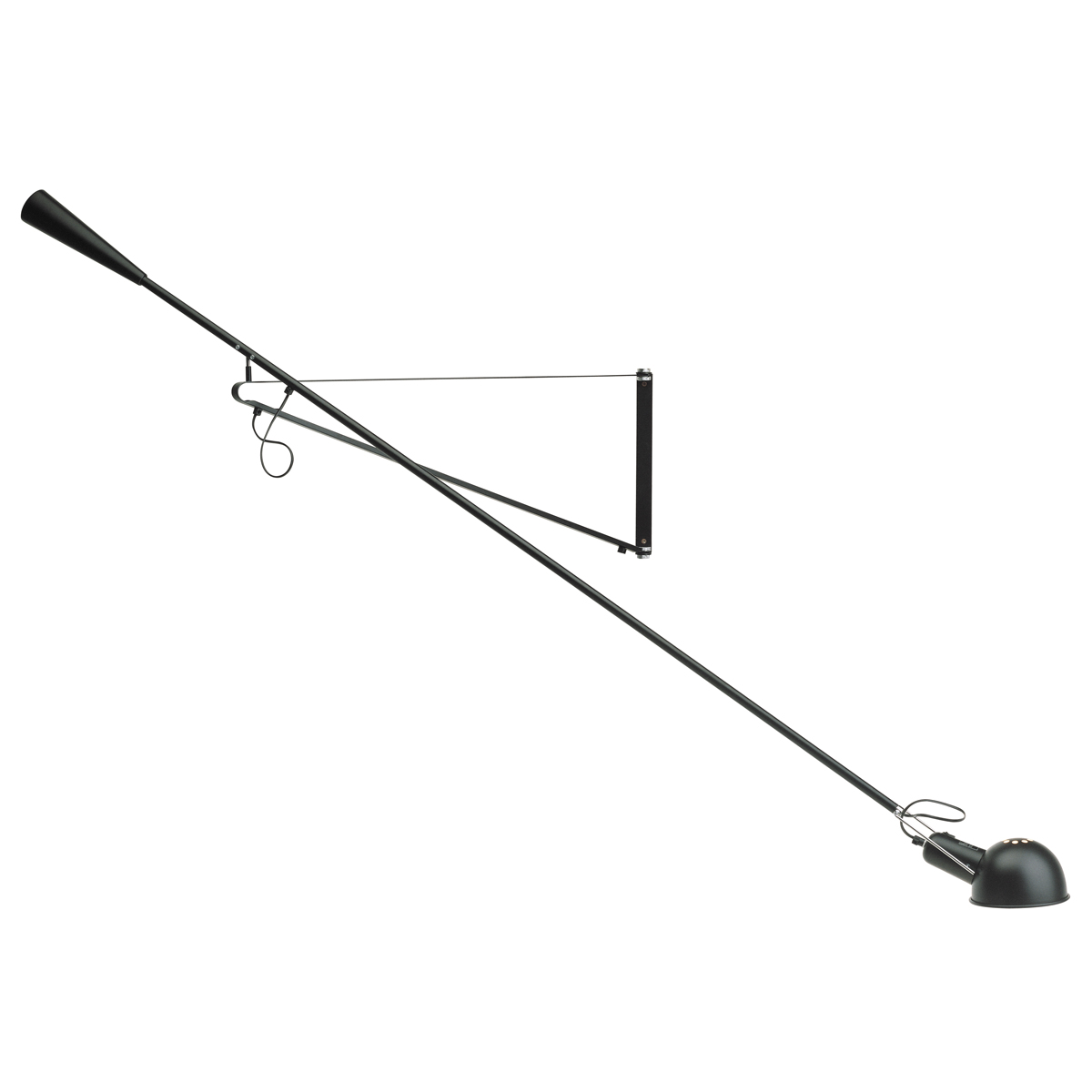 Flos 265 Wandleuchte, schwarz