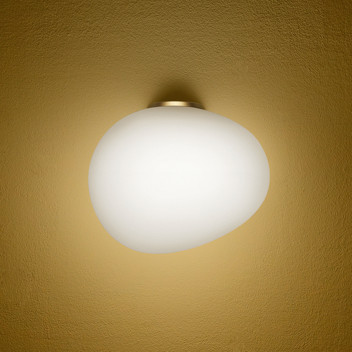 Foscarini Gregg Media Semi 2 Parete, bianco/oro (weiß/Gold)