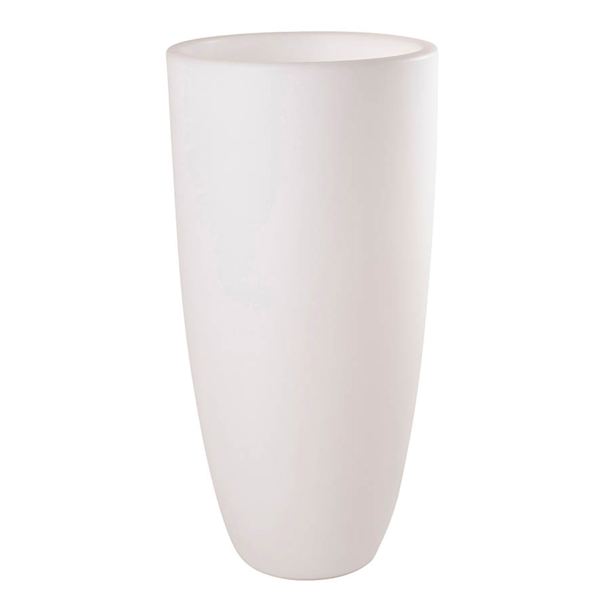 8 seasons design Shining Curvy Pot XL Dekoleuchte, weiß (ausgeschaltet)