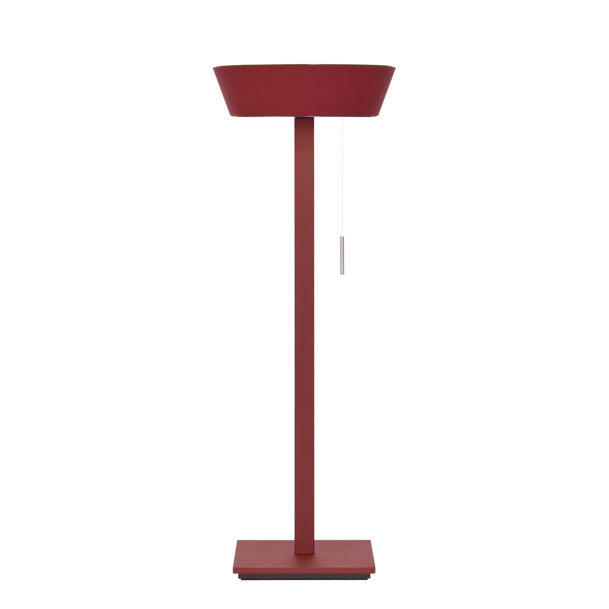 Oligo Glance LED Tischleuchte, gerade, rot matt