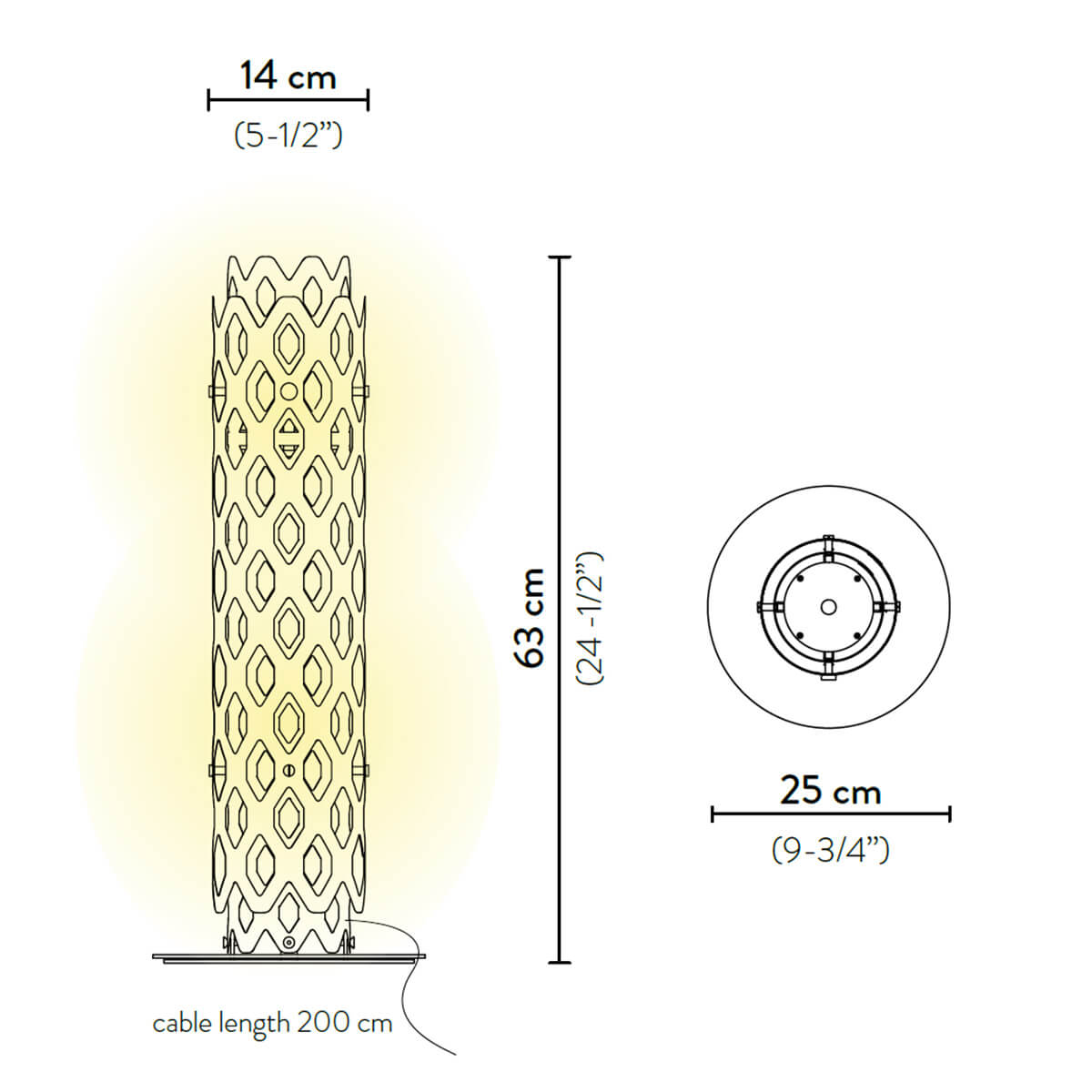 Charlotte Outdoor Bollard LED Pollerleuchte