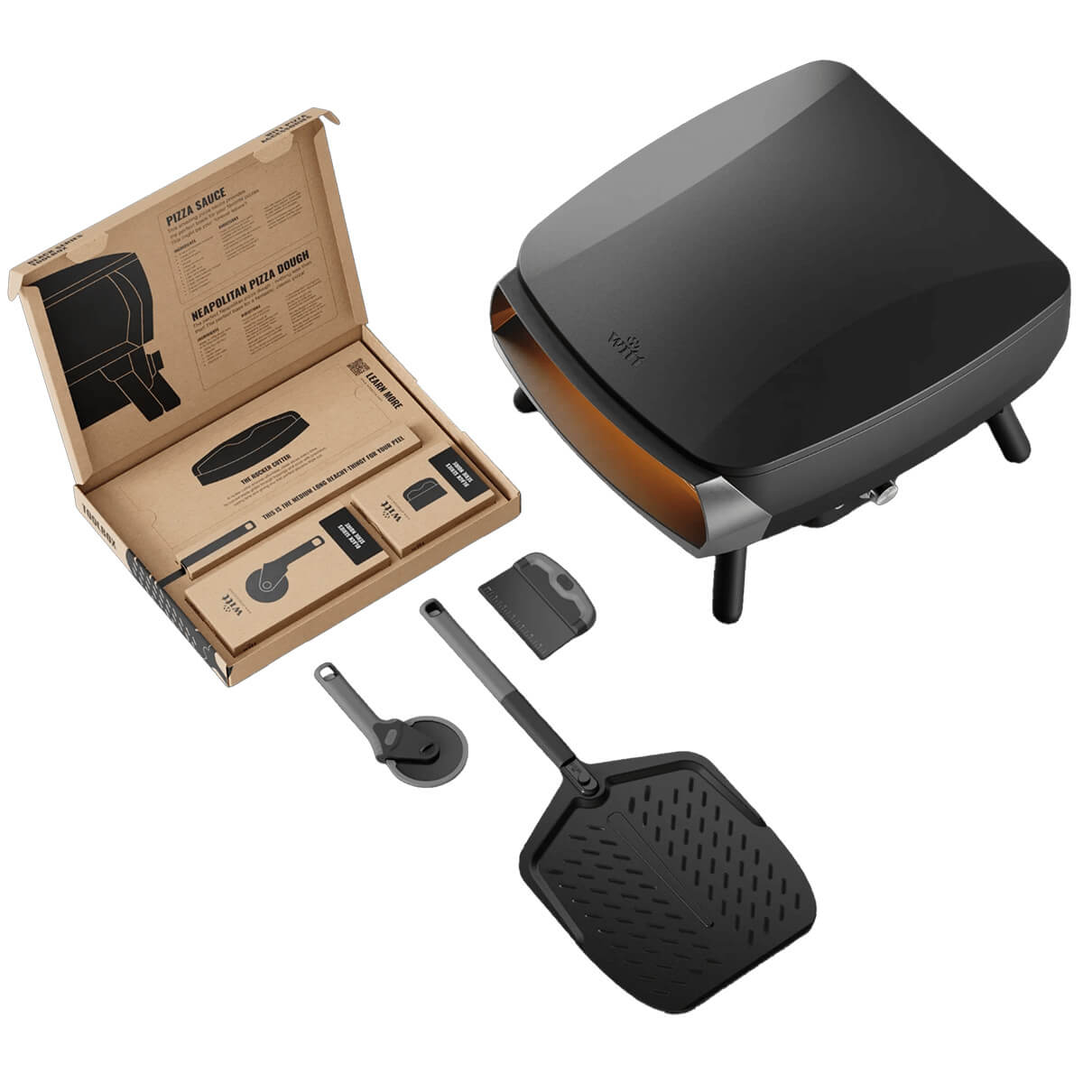 PICCOLO Rotante 13'' Pizzaofen, 1 Brenner, rotierend, inkl. Toolbox