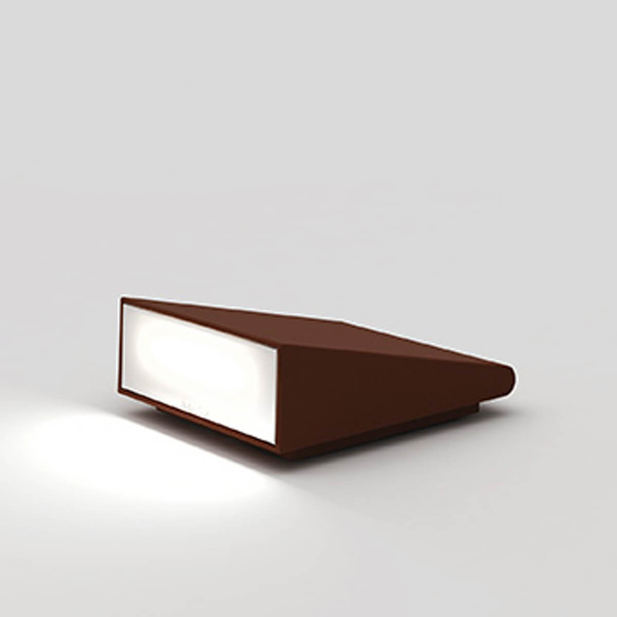 Artemide Outdoor Cuneo LED Boden- / Wandleuchte, rostfarben