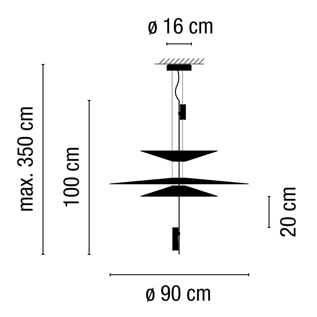 Vibia Flamingo 1530 Pendelleuchte