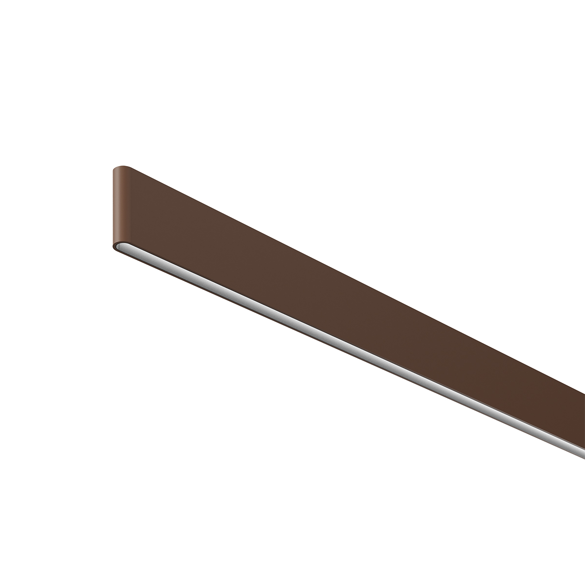 Flos Belt LED Pendelleuchte, Leder naturbelassen, ummanteltes Aluminiumprofil mit Lichtemission