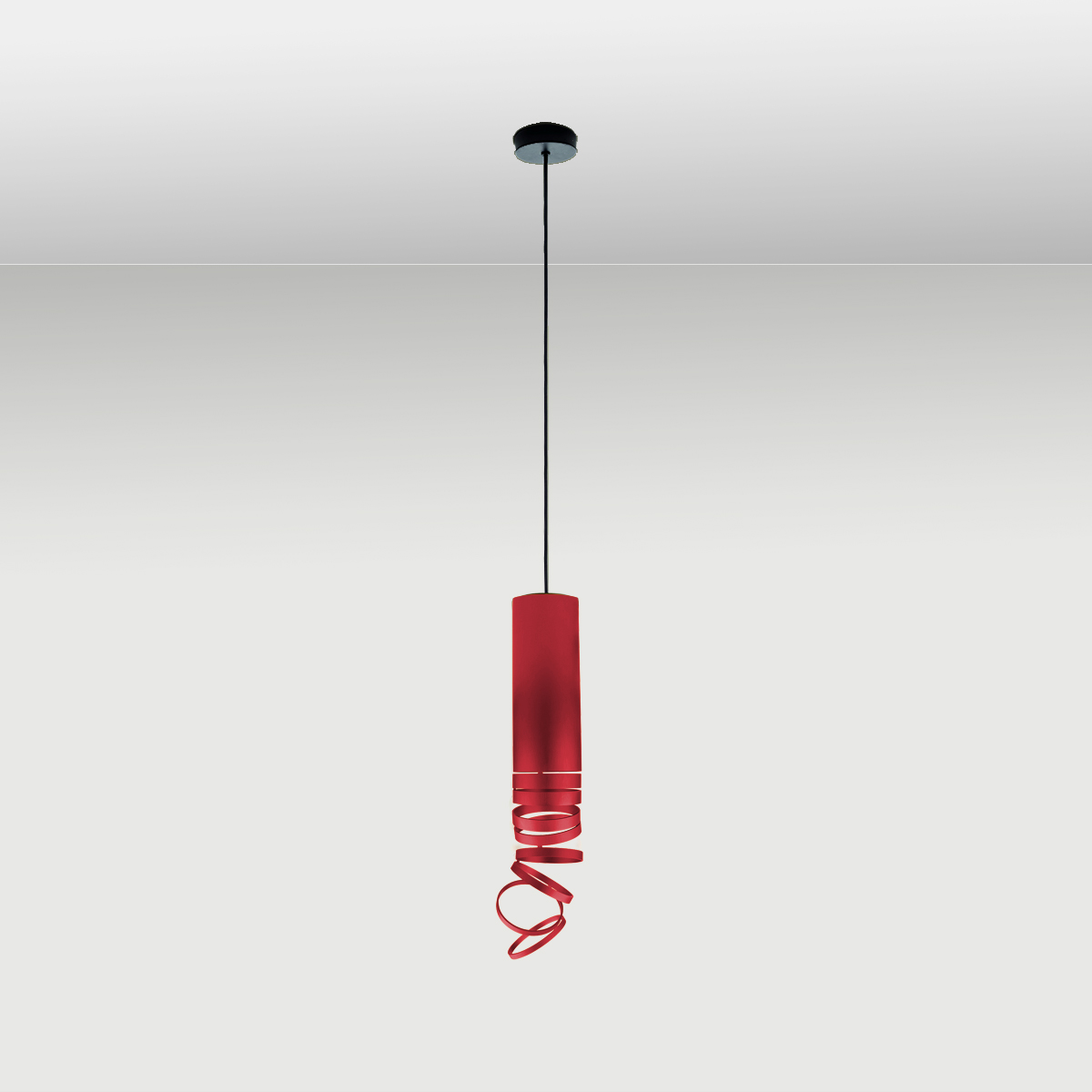 Artemide Decomposé Sospensione, Rückläufer, rot