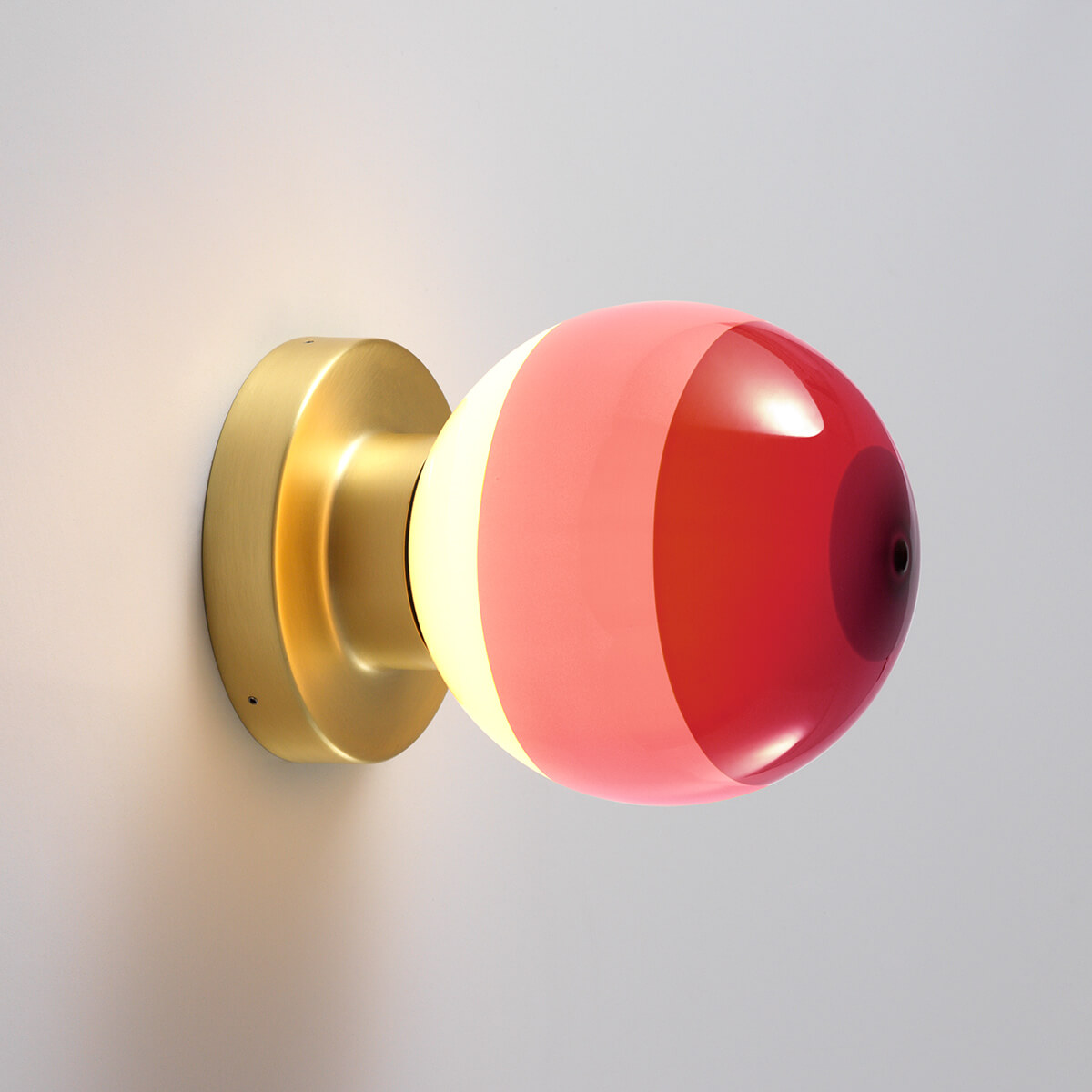 Marset Dipping Light A2-13 LED Wand- / Deckenleuchte, Schirm: bordeaux