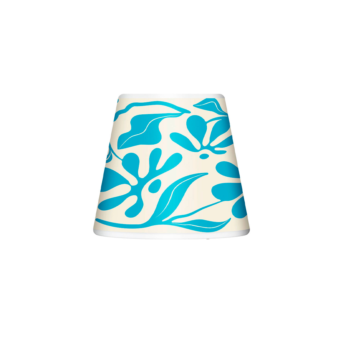 Fatboy Cooper Cappie Blue Leaf für Edison the Petit, blau-weiß Cooper Cappie Blue Leaf für Edison the Petit