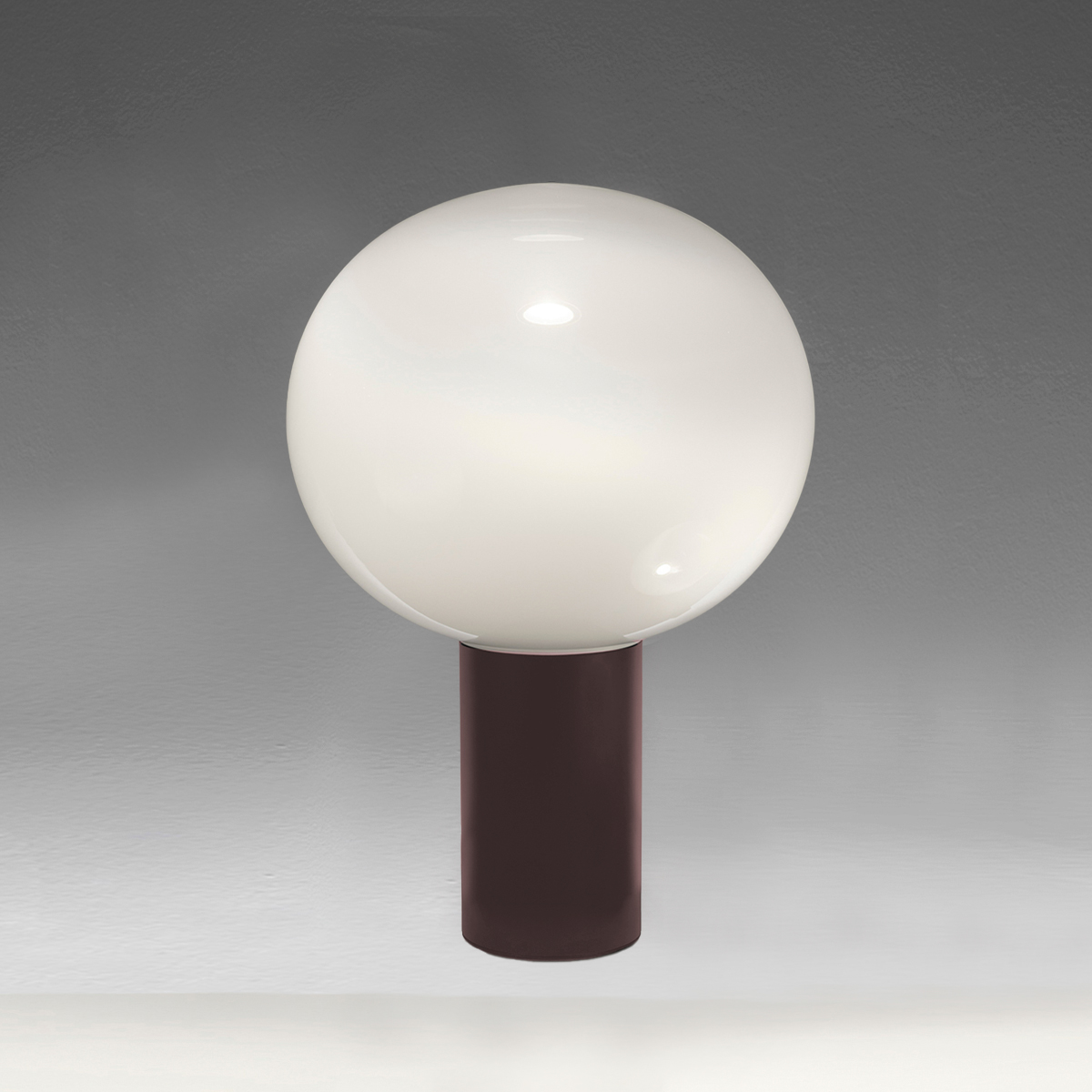 Artemide Design Laguna Tavolo, Struktur: Satin Bronze Ø: 16 cm, Diffusor transparent