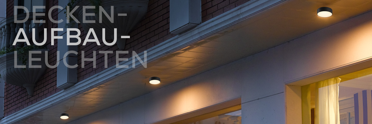 Kategoriebanner Deckenaufbauleuchten Outdoor Kategoriebanner Deckenaufbauleuchten Outdoor