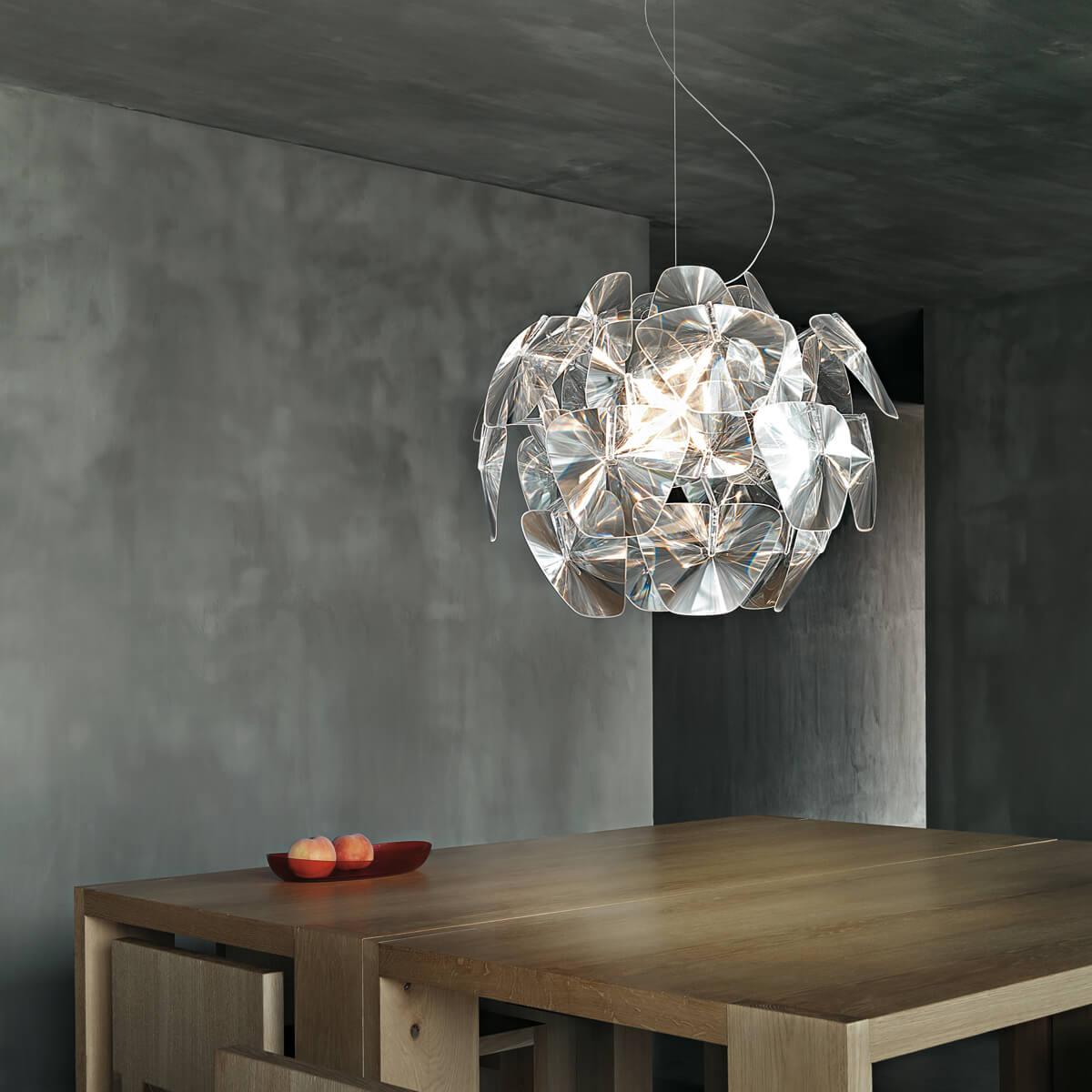 Luceplan Hope Sospensione, Ø: 72 cm, transparent