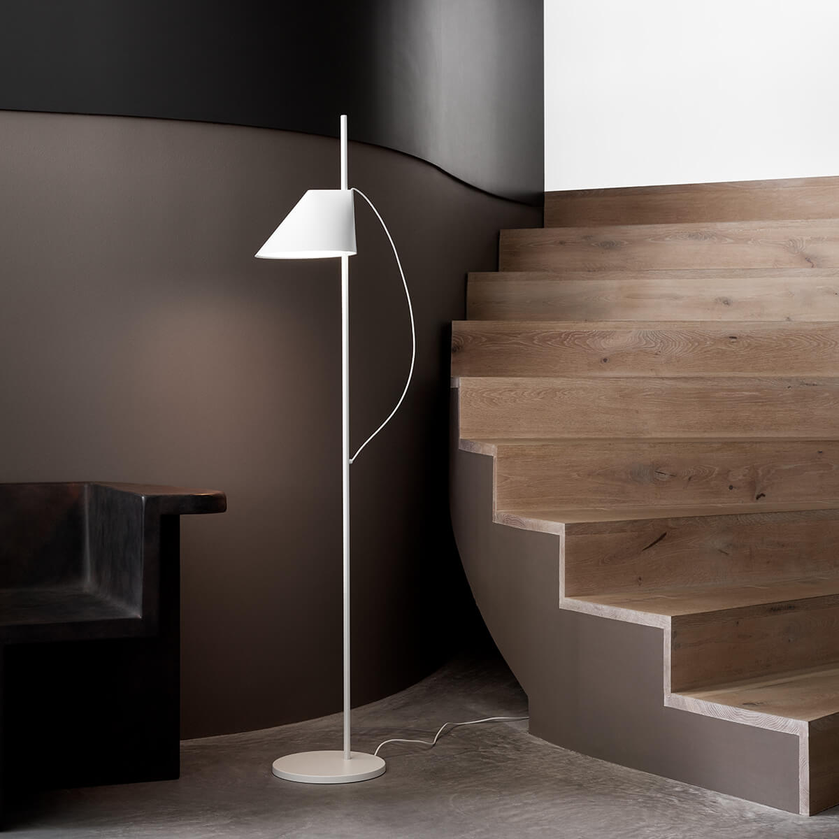 Louis Poulsen Yuh LED Stehleuchte, weiß