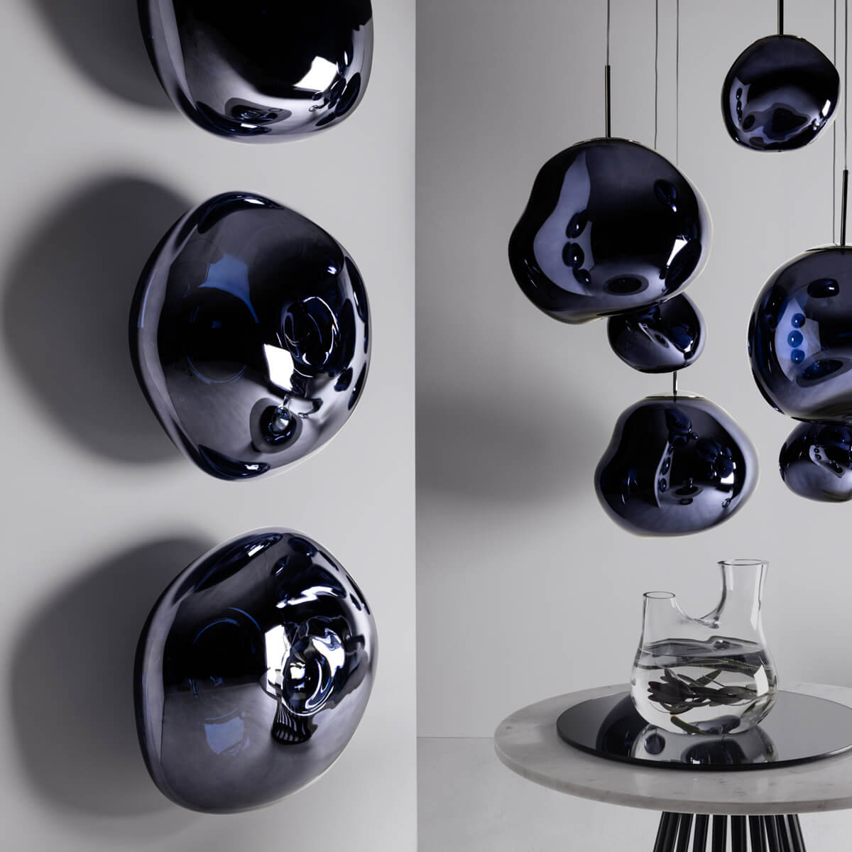 Melt Medium Surface Light LED Wandleuchte