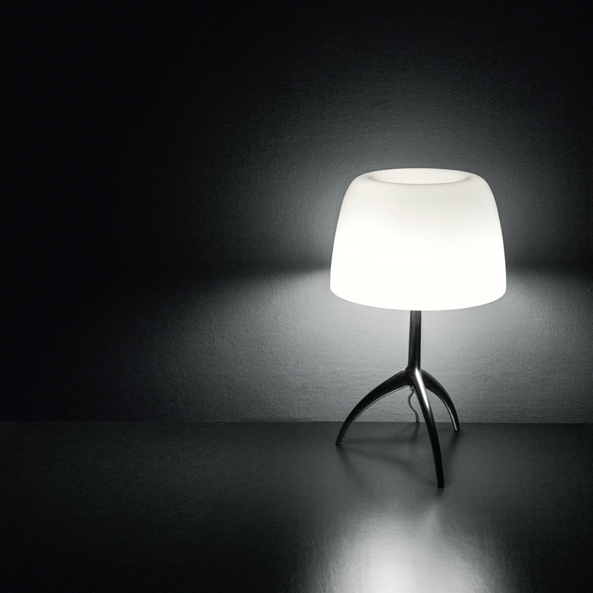 Foscarini Lumiere Grande Tavolo, Aluminium / weiß