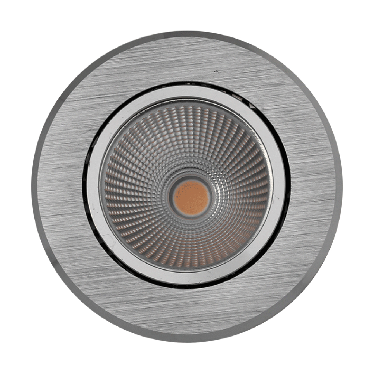 MOBiDIM COB Power R LED Einbaustrahler, Aluminium gebürstet, poliert