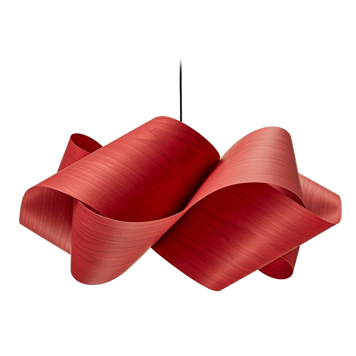 LZF Lamps Swirl Large Pendelleuchte, rot