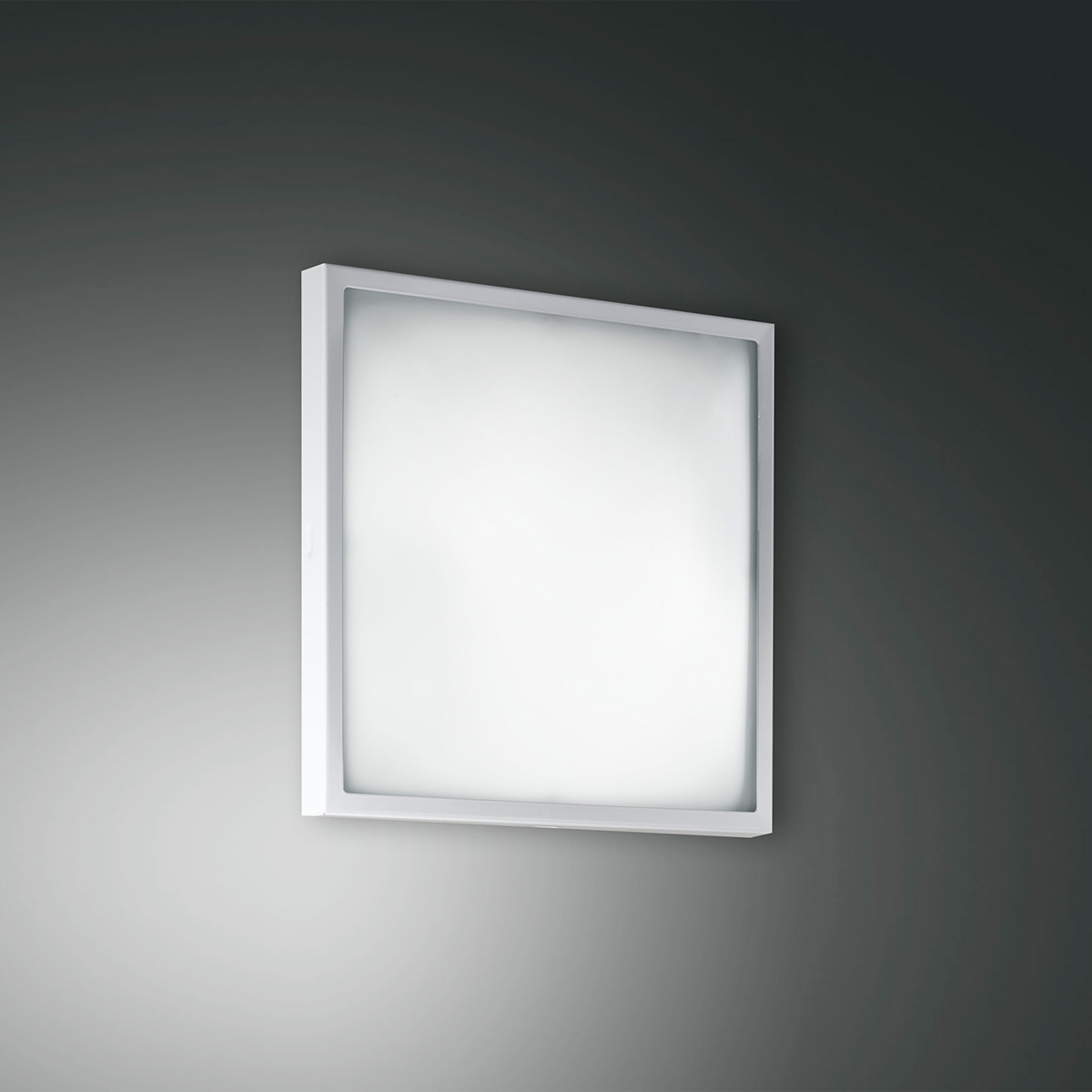 Fabas Luce Osaka Wandleuchte, 22 x 22 cm, weiß