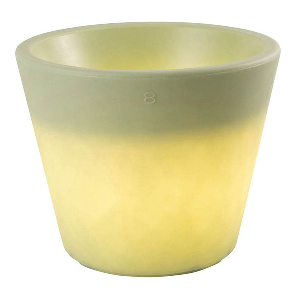 8 seasons design Shining Classic Pot XM Pflanztopf / Dekoleuchte, mintgrün