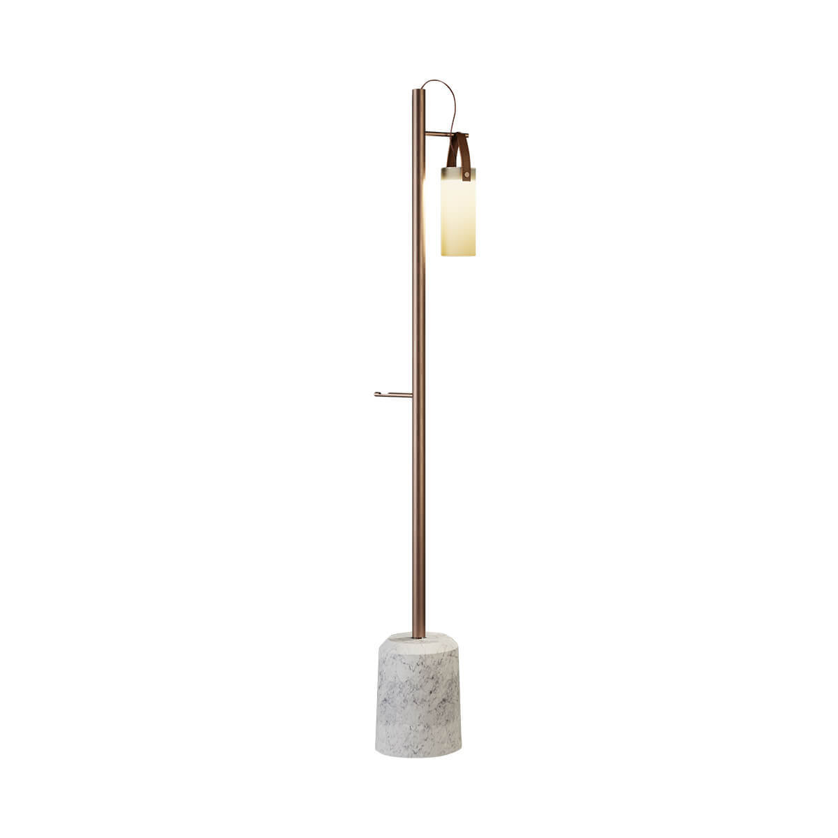 Fontana Arte Galerie LED Stehleuchte, 1-flg., Quartz