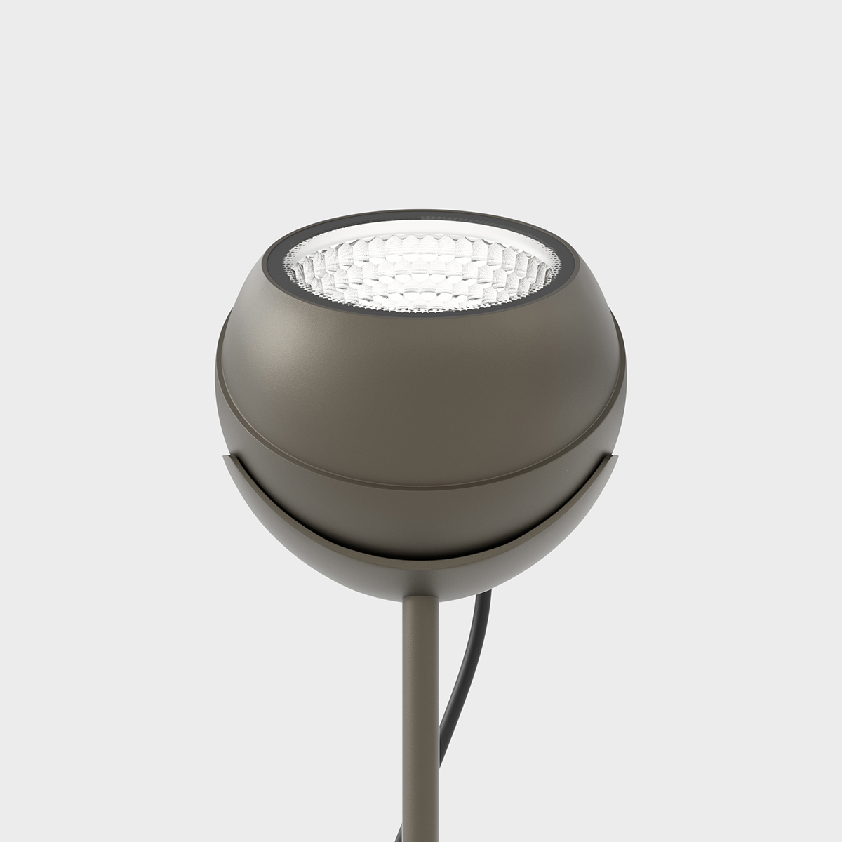 IP44.DE Shot LED Bodenleuchte mit Tee-Erdspieß, 4 W, cool brown (braun)