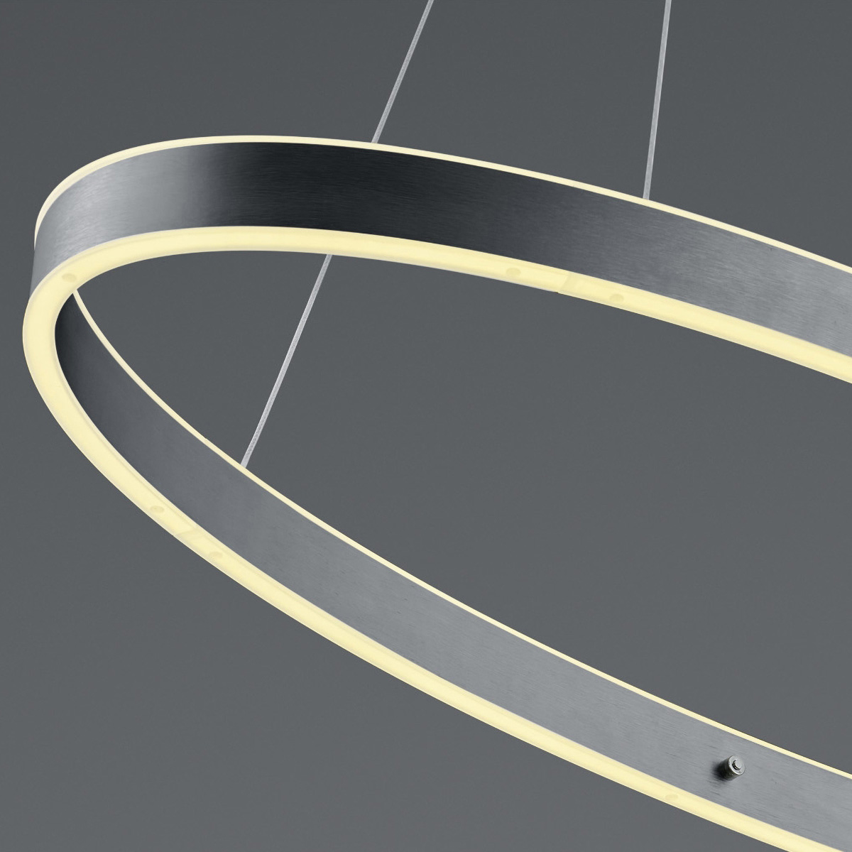 HELL Delta 20469 LED Pendelleuchte, anthrazit eloxiert