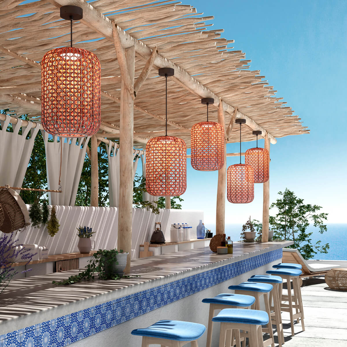 Nans S/31.2 Outdoor LED Pendelleuchte