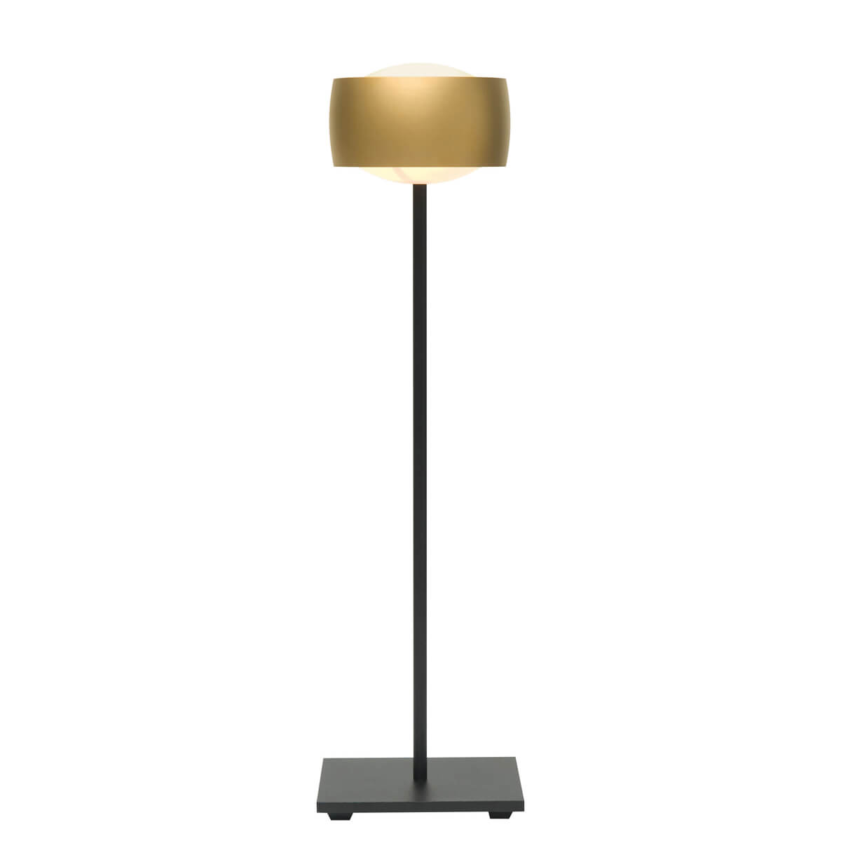 Oligo Grace LED Tischleuchte, Tunable White, schwarz matt / Gold matt