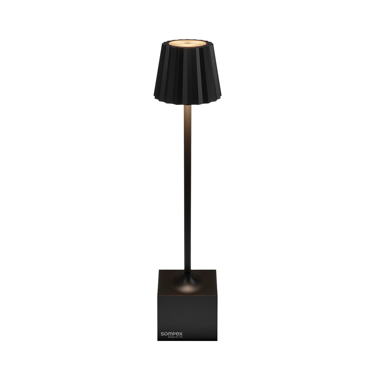 Sompex Dennis LED Akkuleuchte, schwarz