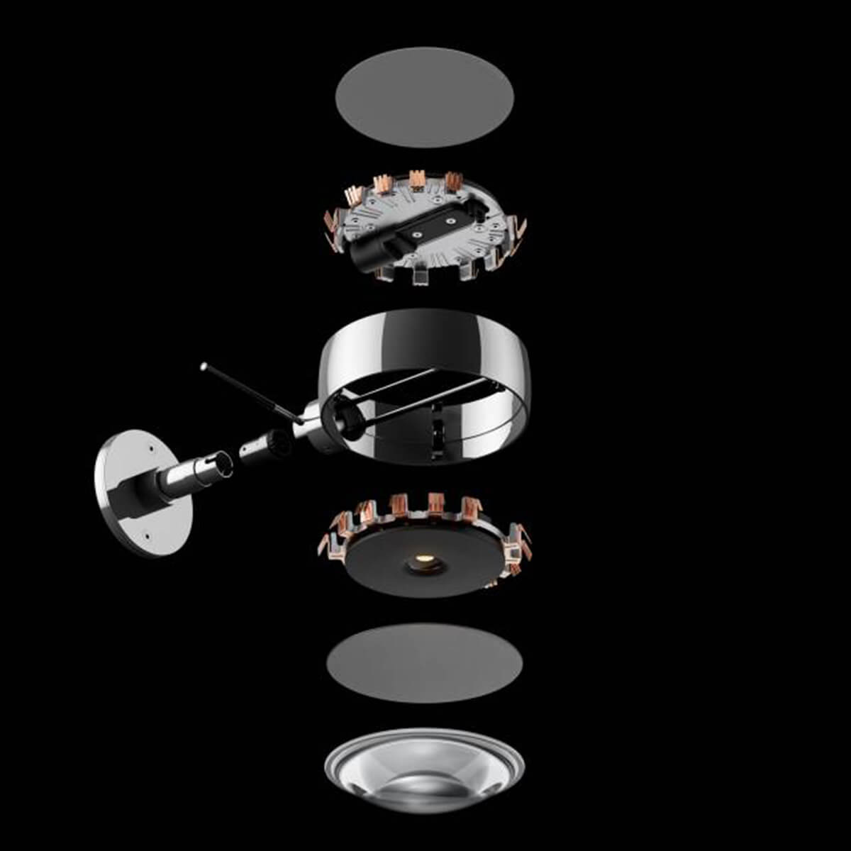 Occhio clipLED Modul Sento, 2700 K, dimmbar, 20 W, für head beidseitig (Sento A, D, E) (©Occhio)