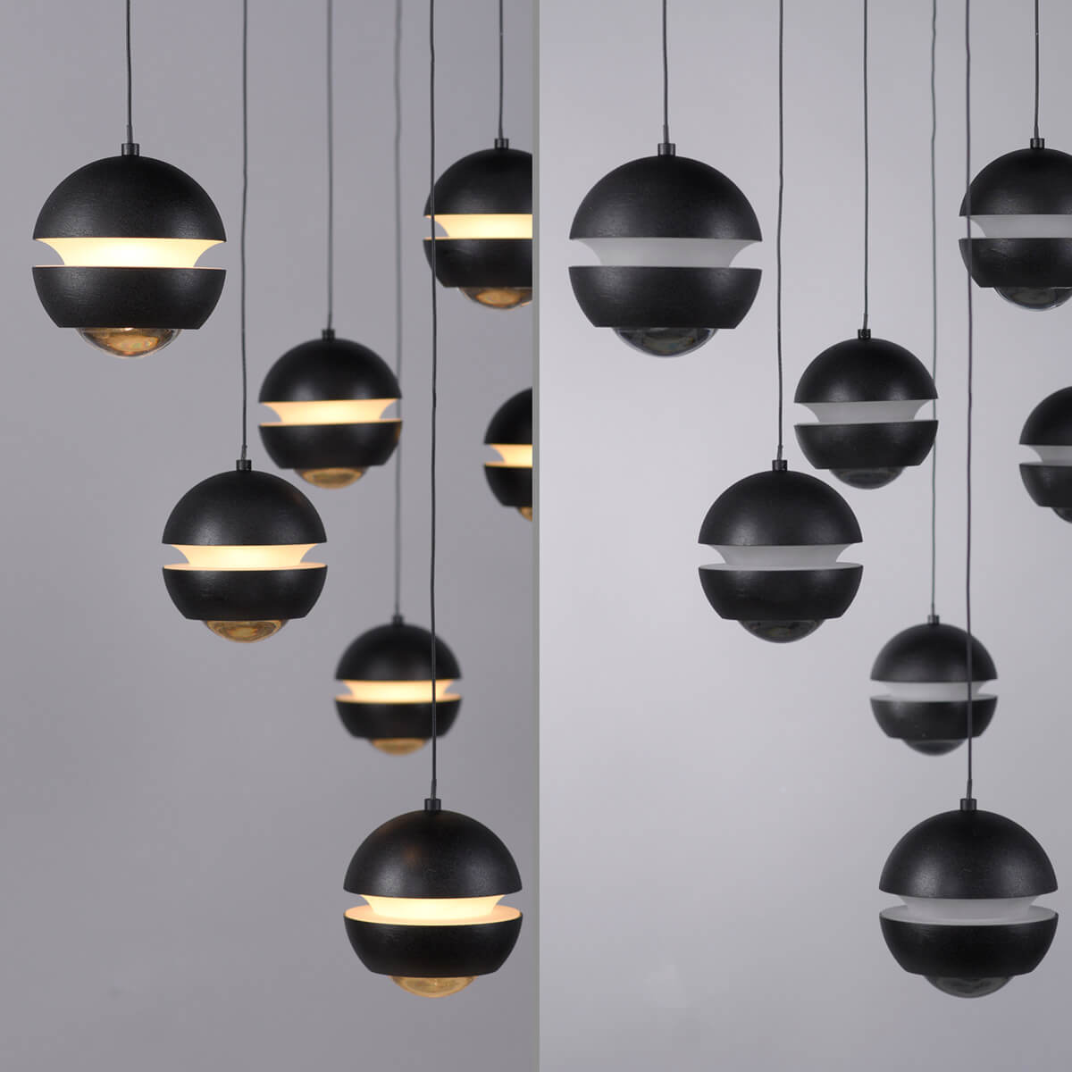 Lini LED Pendelleuchte, 7-flg.