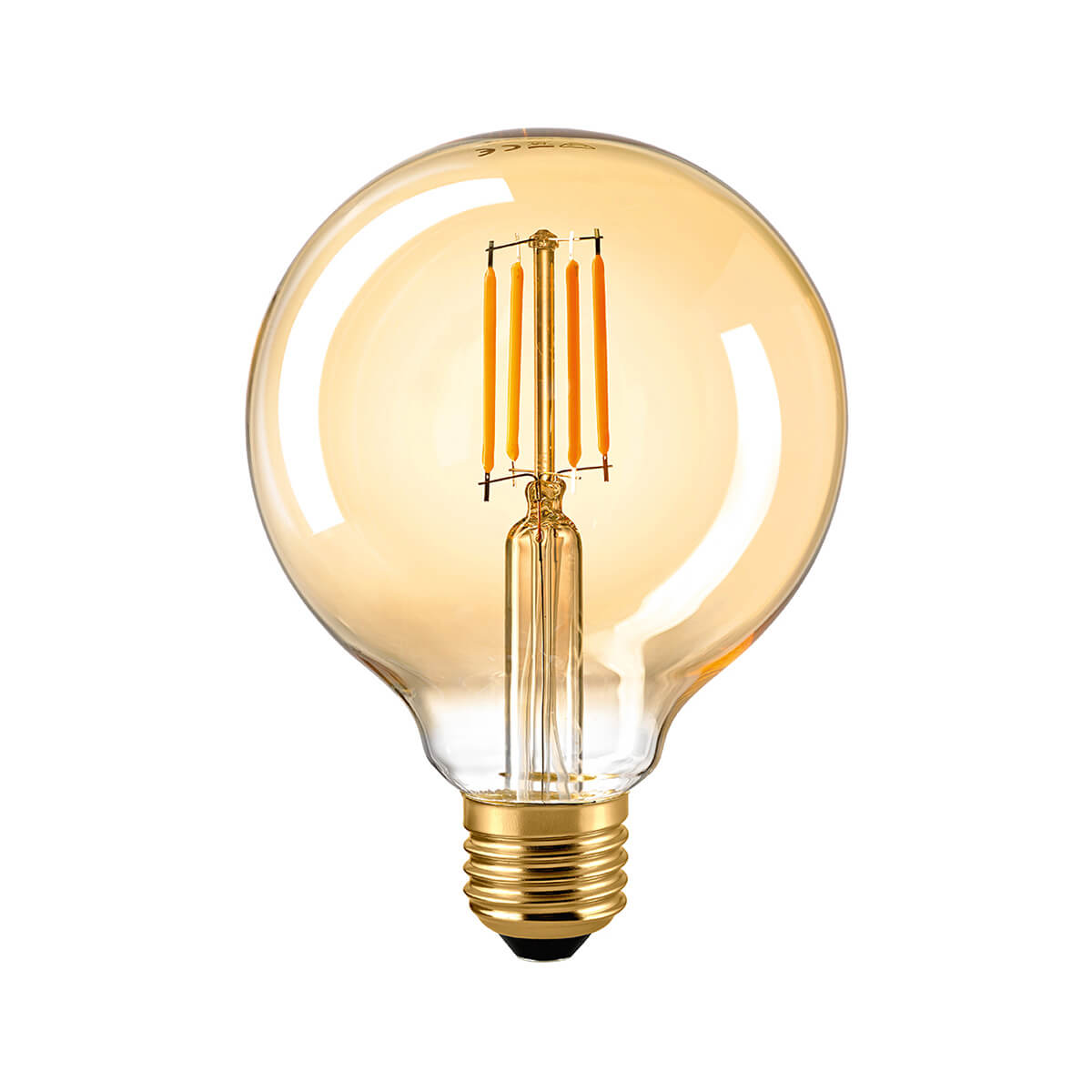 LED Filament Globelampe E27 Gold, 10 W, 2700 K, dimmbar