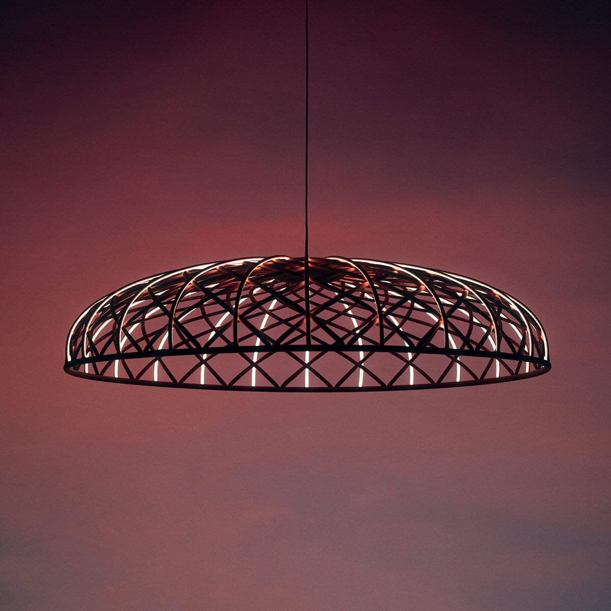 Flos Skynest LED Pendelleuchte, anthrazit (©Alessandro Oliva)