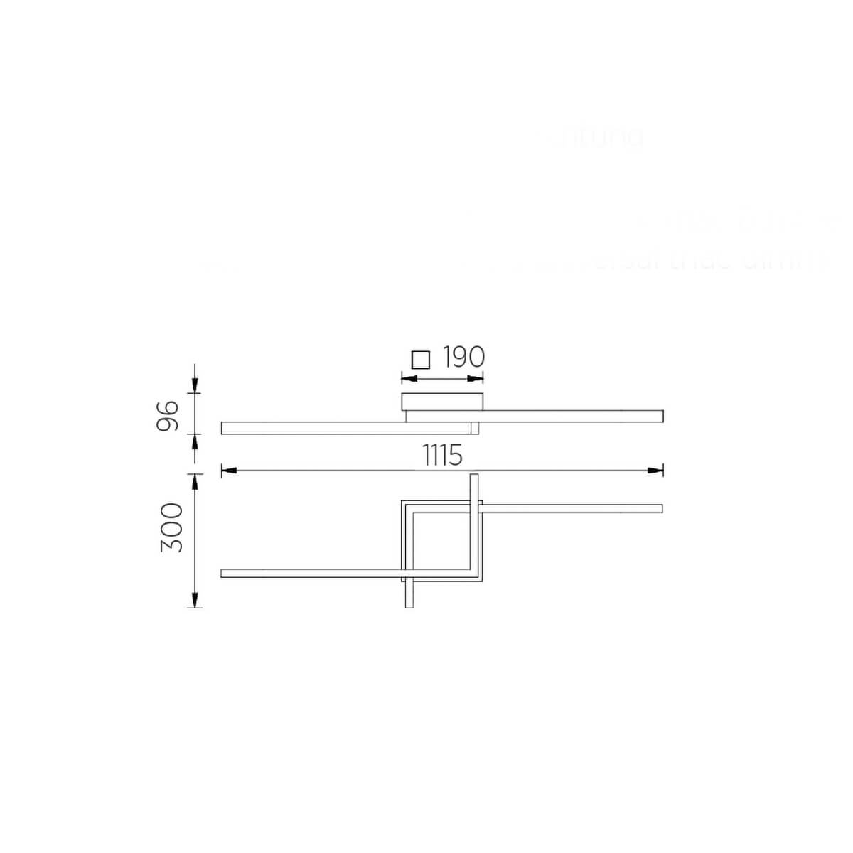 Frida-110 LED Deckenleuchte