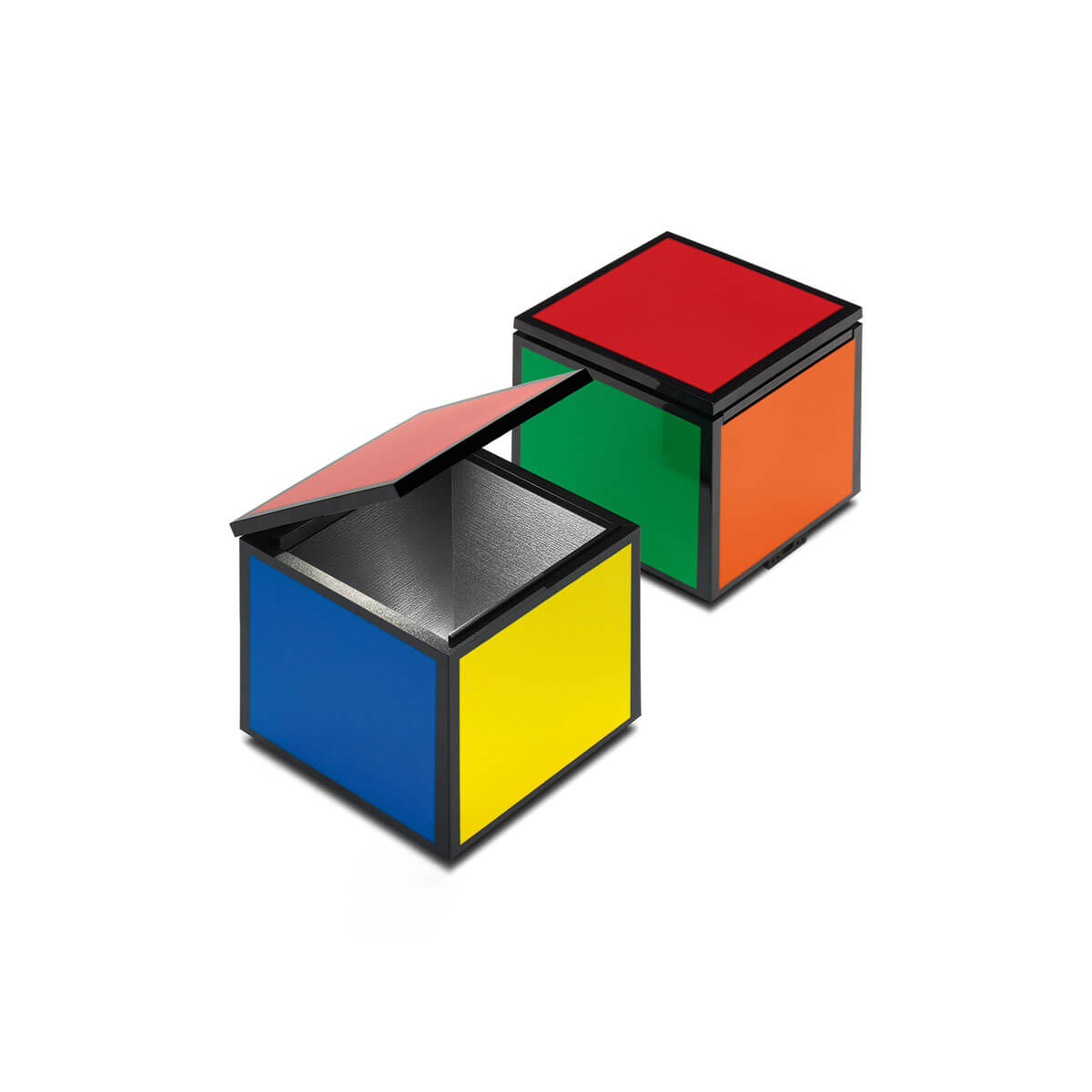 bunt (gelb/grün/blau/orange/rot)