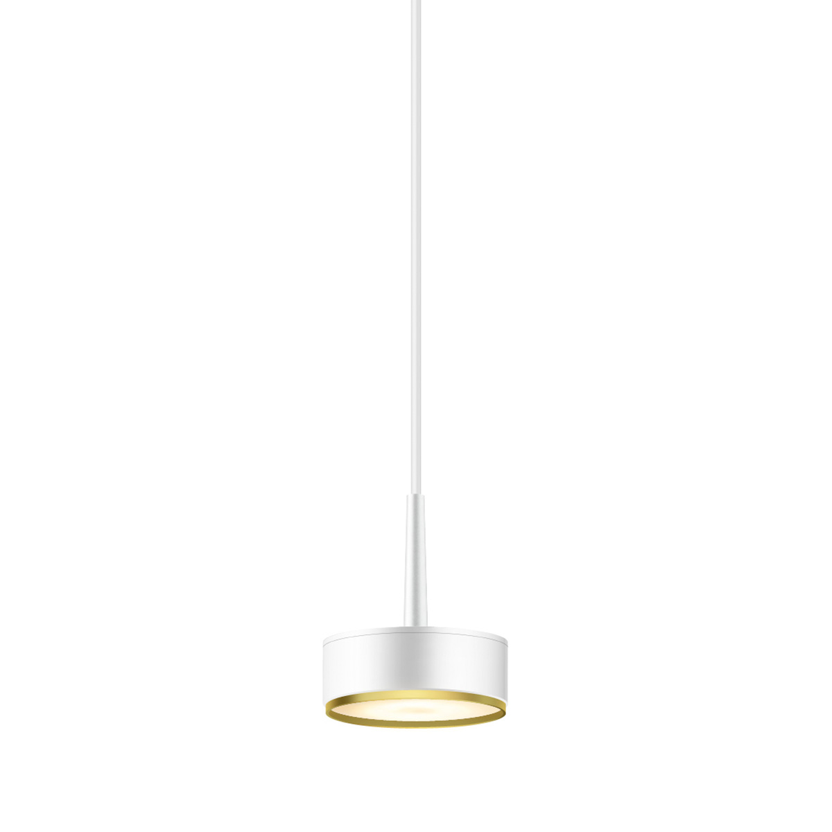 Bruck All-In Tuto II LED Pendel, weiß / Gold