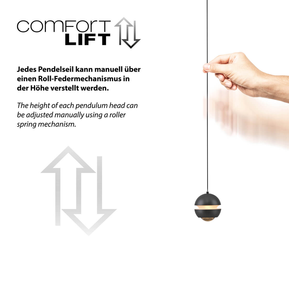 Lini LED Pendelleuchte, 11-flg.