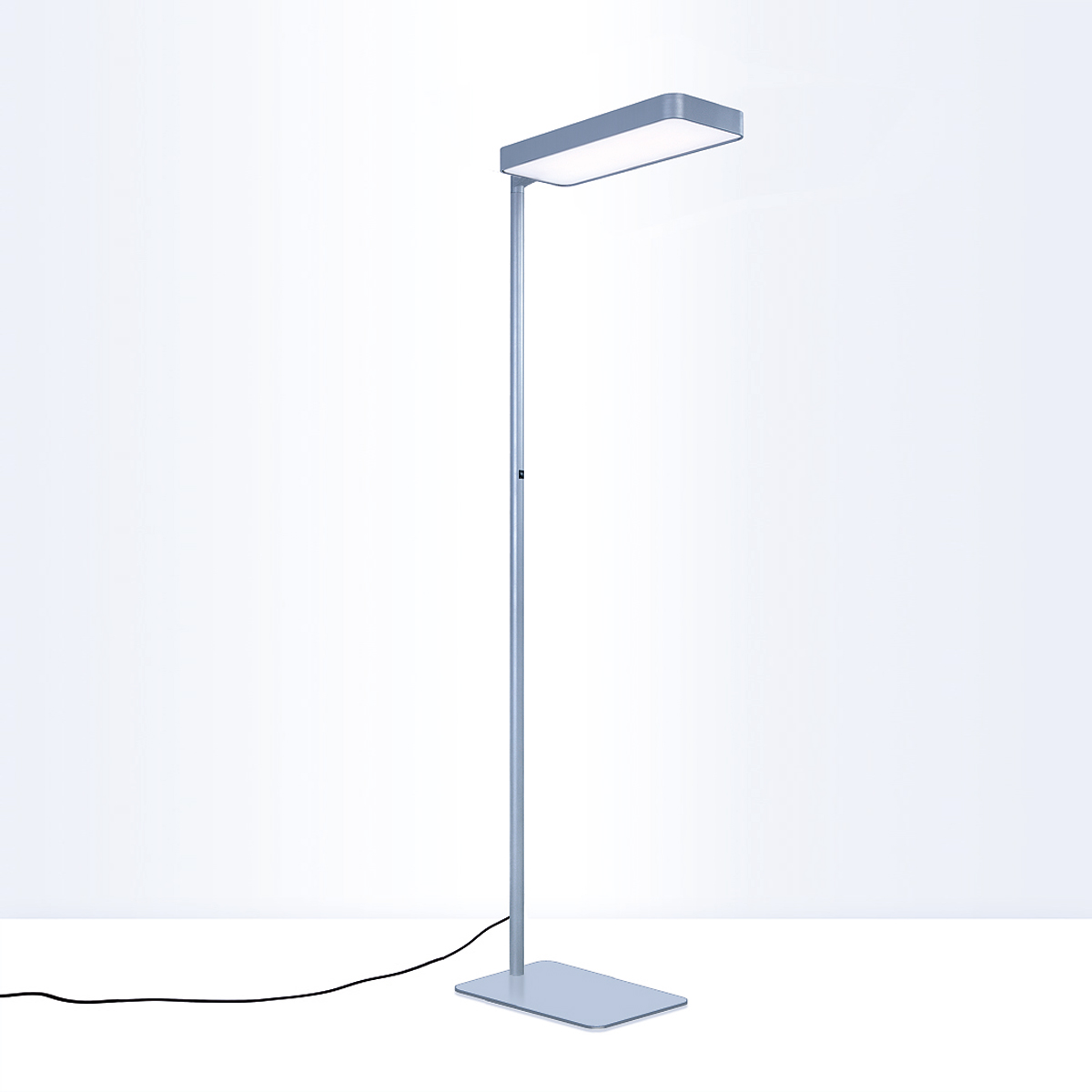 Lightnet Caleo-S1 Stehleuchte, Switch & Dim, Silber matt