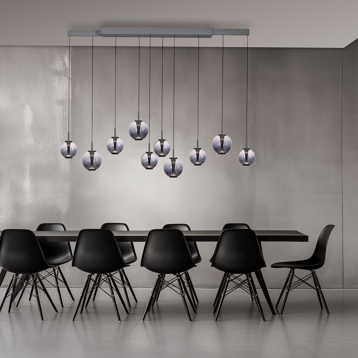 PURE E-Infinity Pendelleuchte mit e-SLIDE und CCT