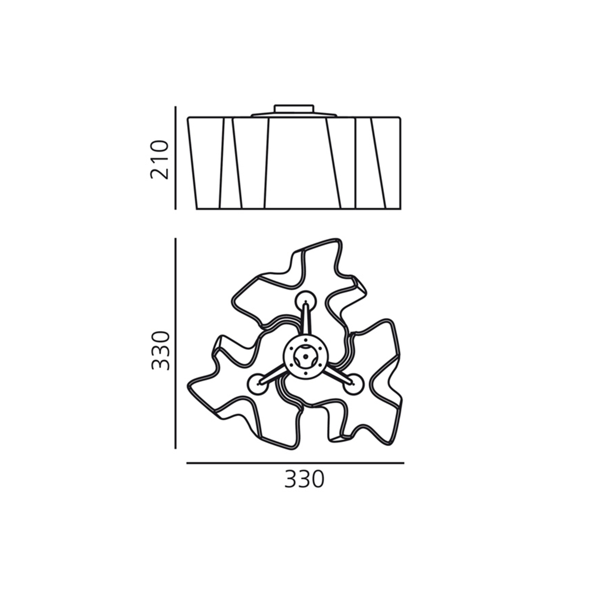 Artemide Design Logico Micro Soffitto, 3x120°