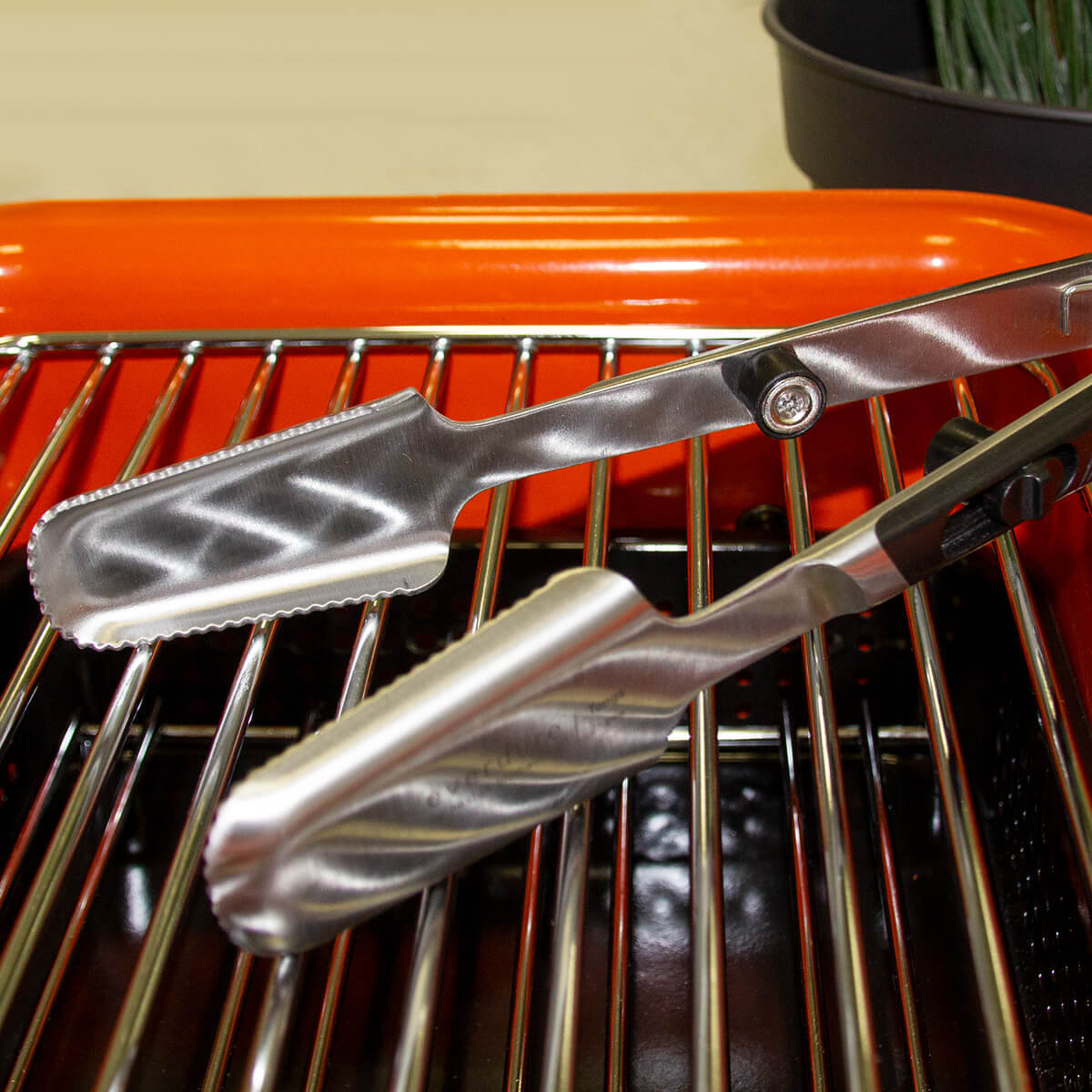 Everdure by heston blumenthal Premium Zange mit Softgriff, Edelstahl gebürstet (inbegriffen)