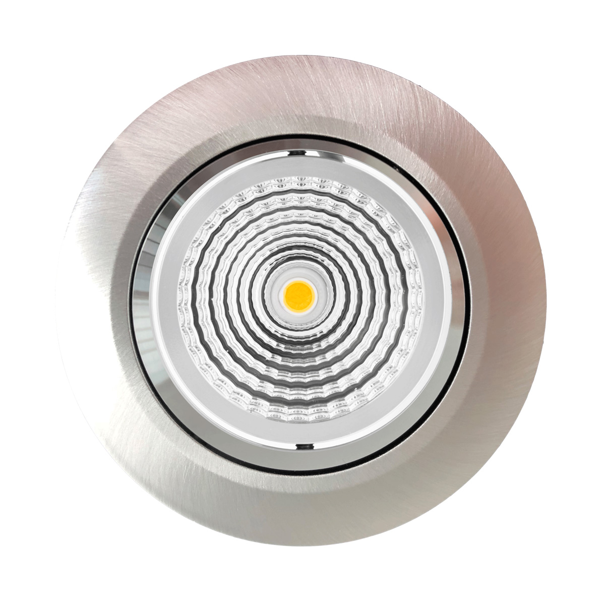 Mobilux MOBiDIM COB Slim R LED Einbaustrahler, Alu gebürstet, poliert
