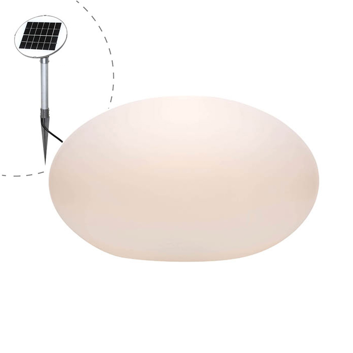 8 seasons design Shining Eye LED Solar- / Dekoleuchte, weiß