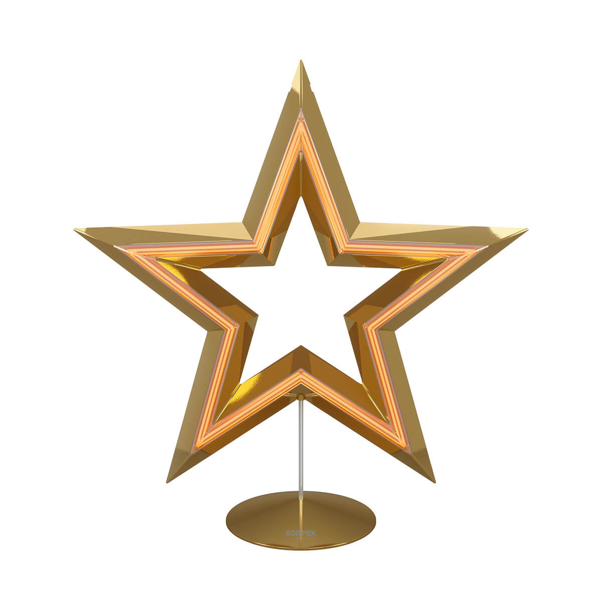 Sompex Freestar LED Akku-Dekoleuchte, Gold