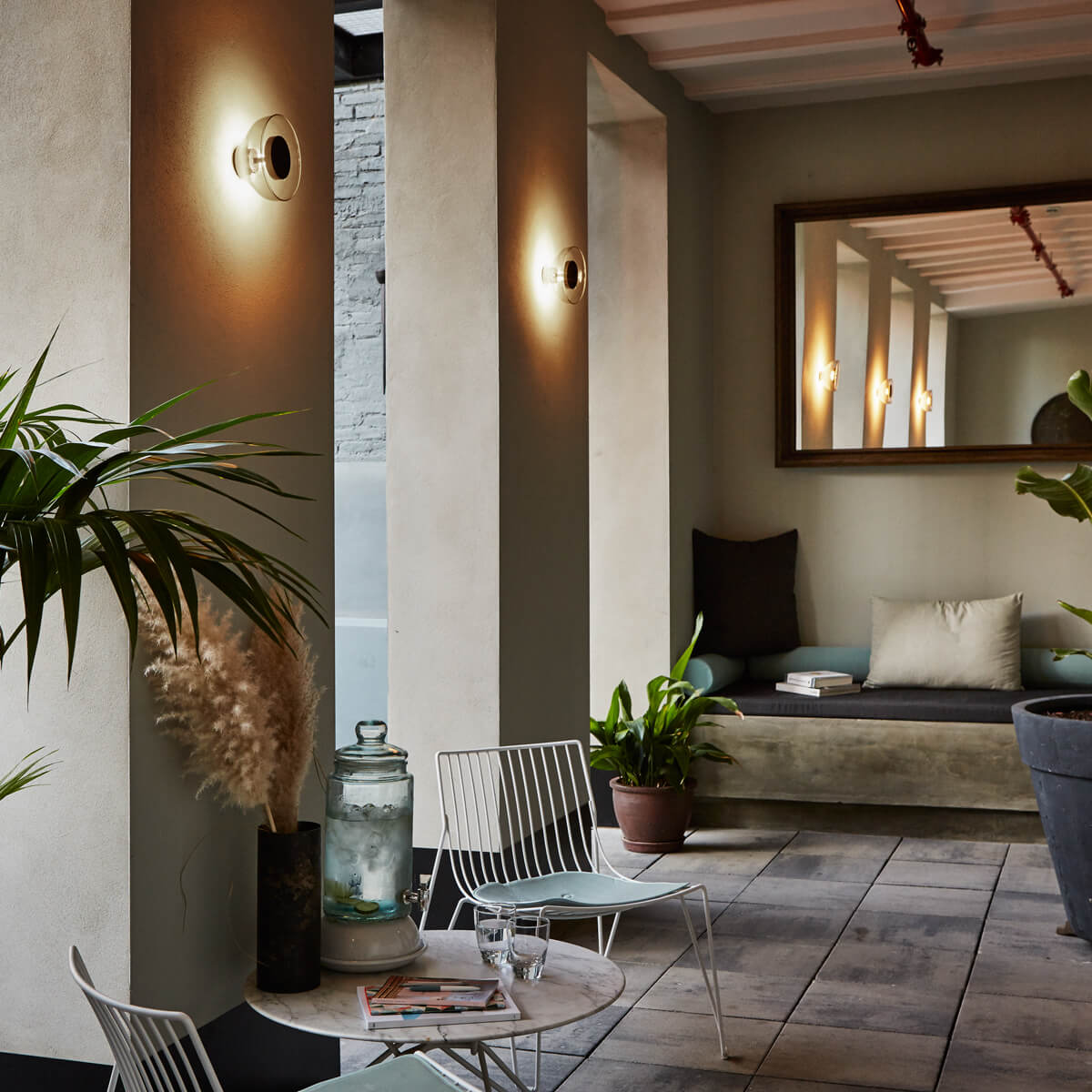 Marset Aura LED Wandleuchte, transparent