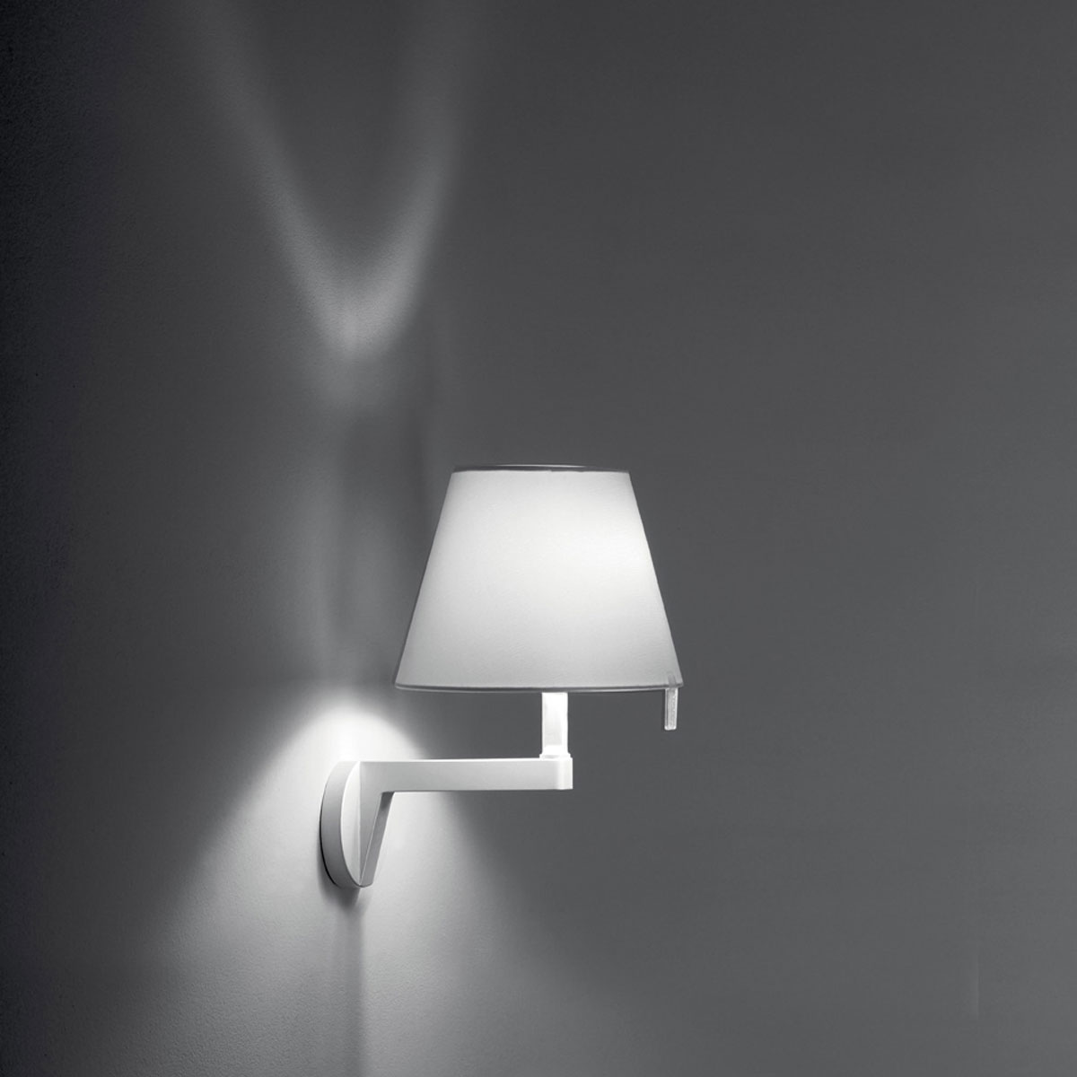 Artemide Melampo Parete, aluminiumgrau