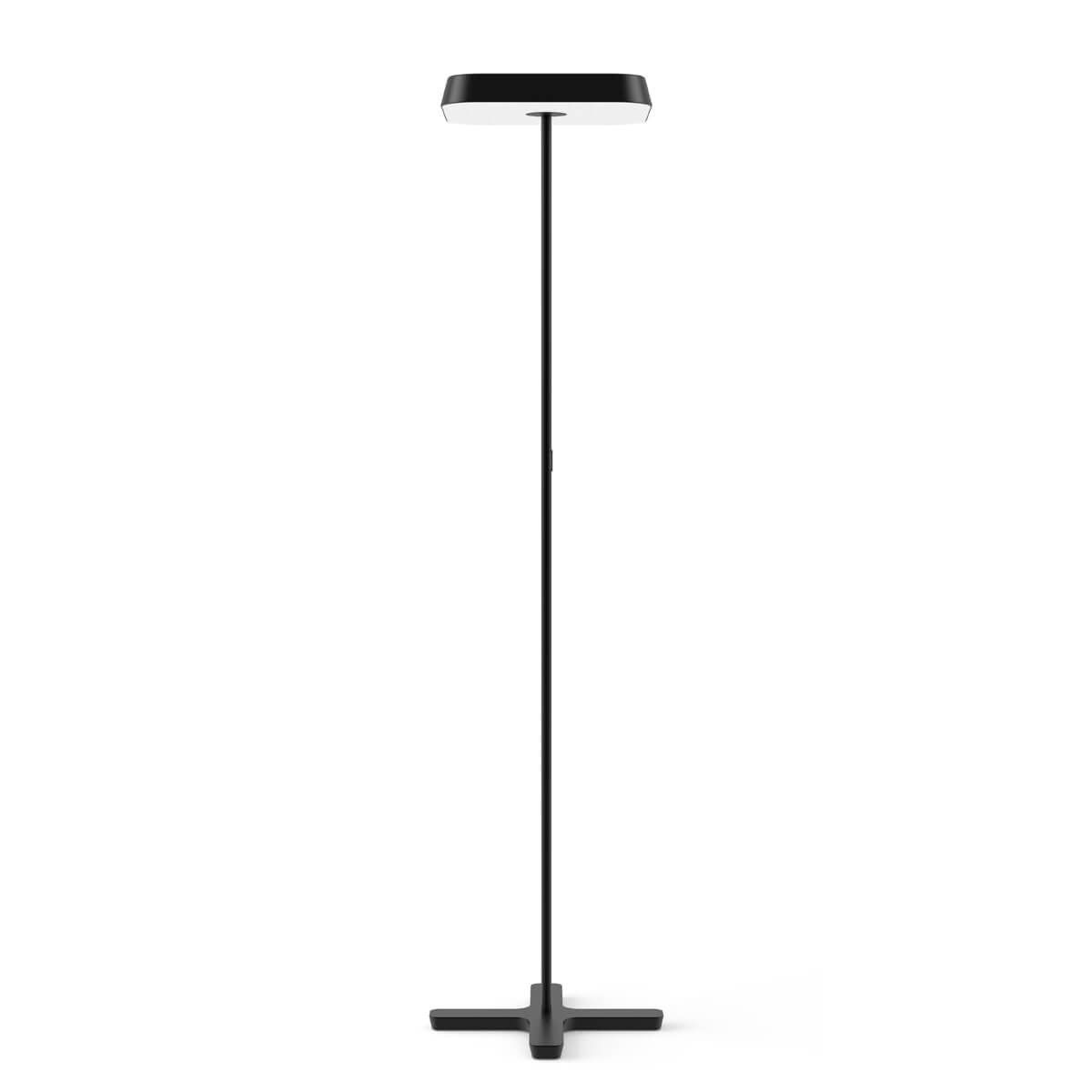Belux Koi-Q LED Stehleuchte, mit Dimmer, 3000 K, schwarz