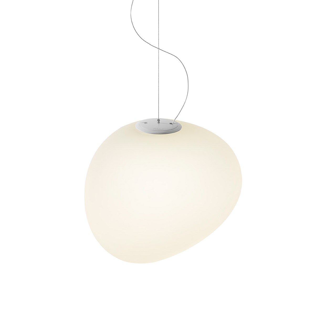 Foscarini Gregg Media Sospensione, bianco (weiß)